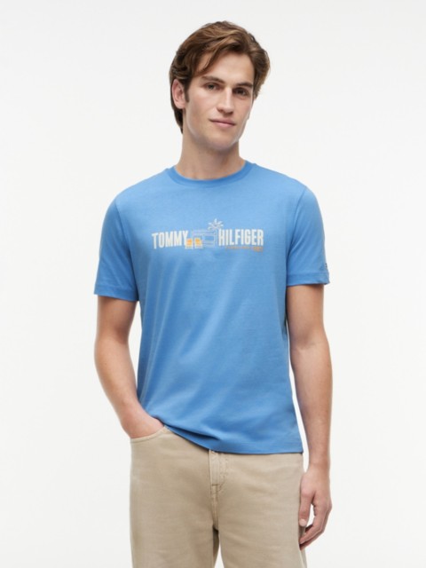 Мужские футболки Tommy Hilfiger Cabana Flag Logo T-Shirt