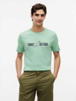 Cabana Flag Logo T-Shirt, Cut Grass