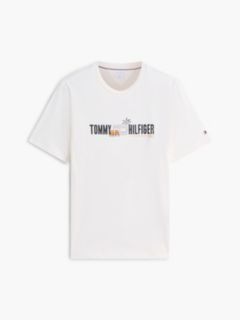 Cabana Flag Logo T-Shirt — Ivory Petal 5
