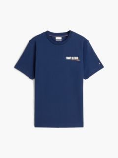 Desert Palm Back Graphic T-Shirt — Light Navy 5