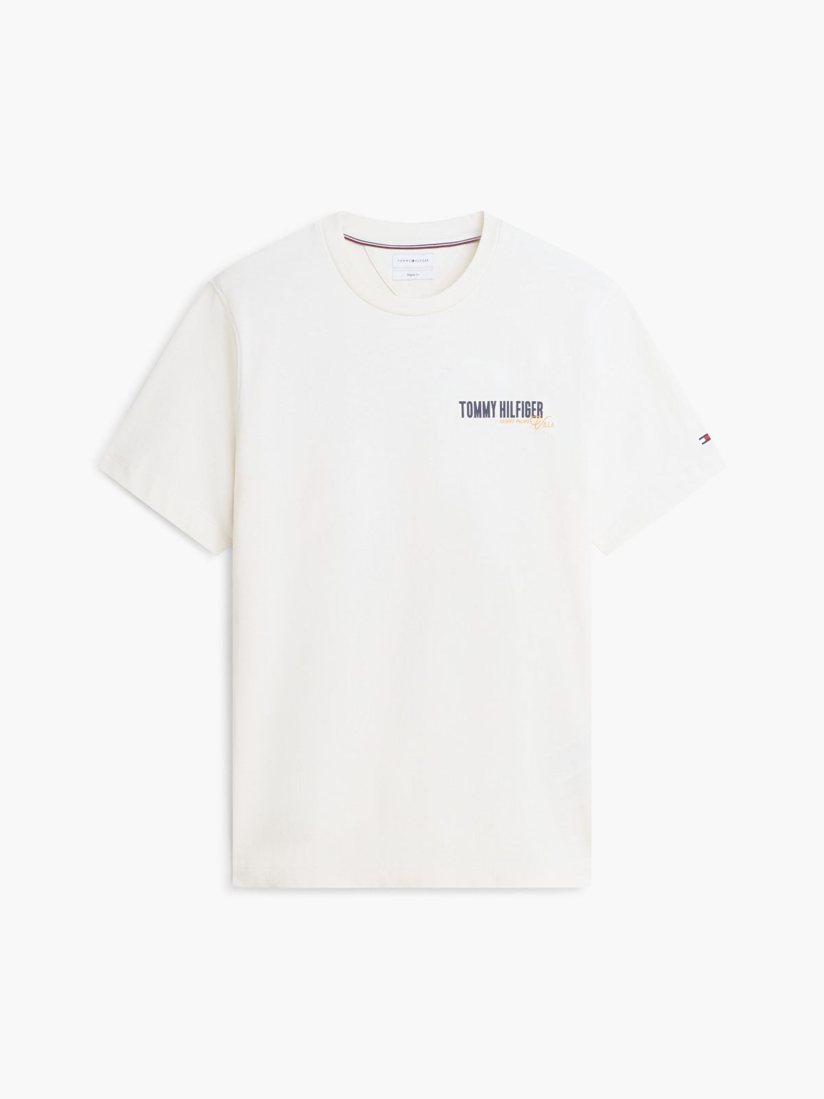 Desert Palm Back Graphic T-Shirt — Ivory Petal