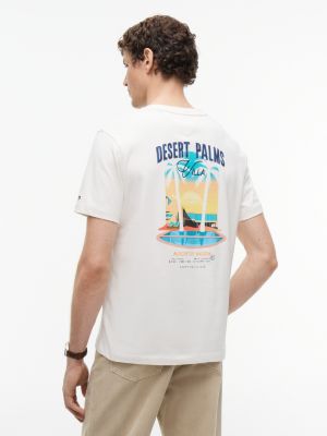 Мужские футболки Tommy Hilfiger Desert Palm Back Graphic T-Shirt — фото 4