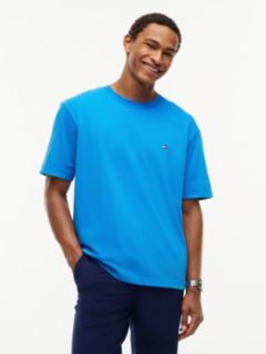 Marina Club Logo Cuffed T-Shirt — Liberty Blue 1