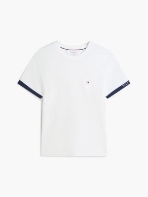 Мужские футболки Tommy Hilfiger Marina Club Logo Cuffed T-Shirt — фото 5