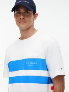 Marina Club Logo Pocket T-Shirt — White 3