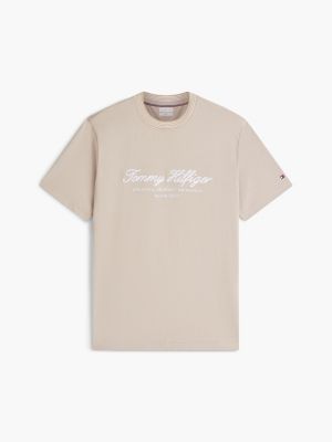 Мужские футболки Tommy Hilfiger Nautical Script Logo Striped T-Shirt — фото 5