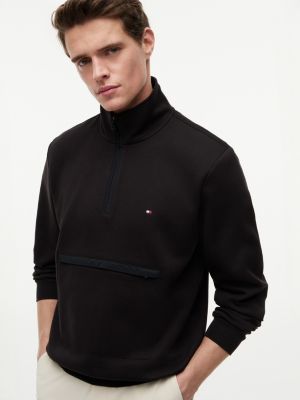 Мужские худи Tommy Hilfiger TH Performance Quarter-Zip Sweatshirt — фото 3