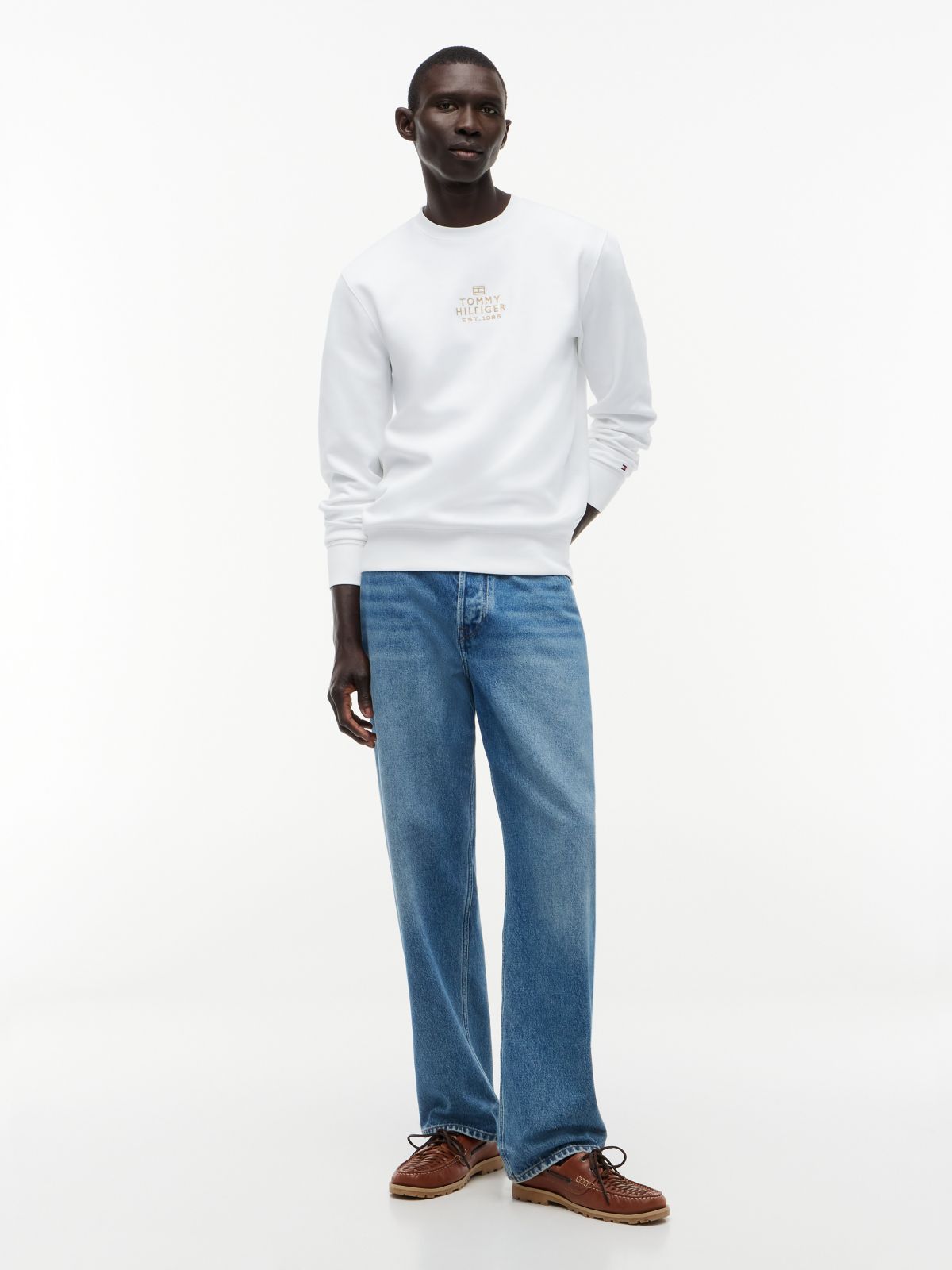 TH Performance Logo Sweatshirt — White