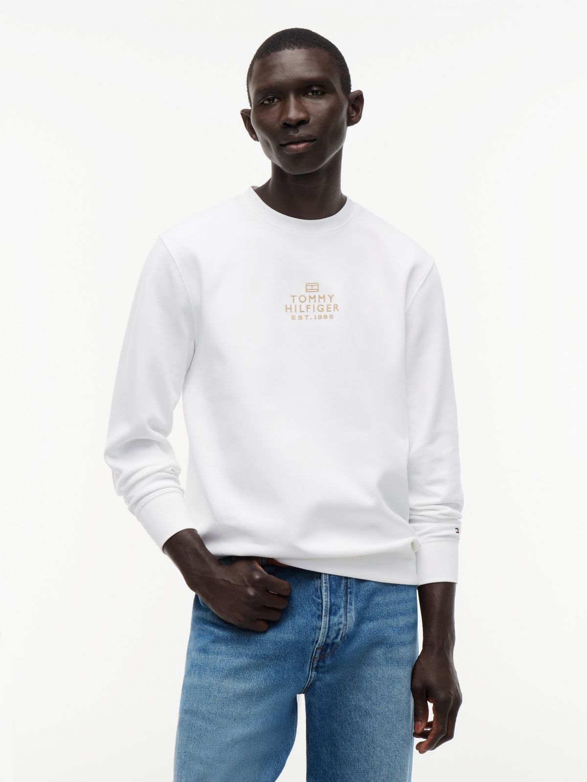 TH Performance Logo Sweatshirt — White