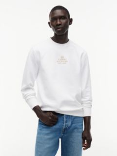TH Performance Logo Sweatshirt — White 1
