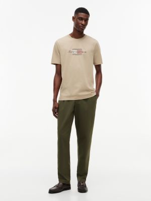 Мужские футболки Tommy Hilfiger Tommy Script Flag Logo T-Shirt — фото 2