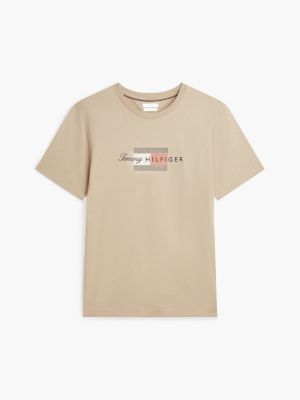 Мужские футболки Tommy Hilfiger Tommy Script Flag Logo T-Shirt — фото 5