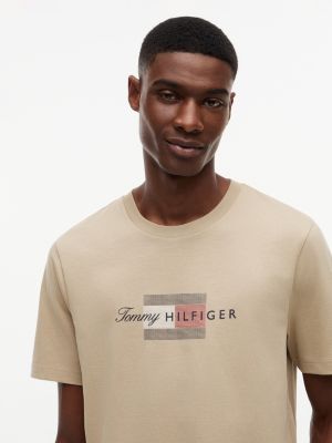 Мужские футболки Tommy Hilfiger Tommy Script Flag Logo T-Shirt — фото 3