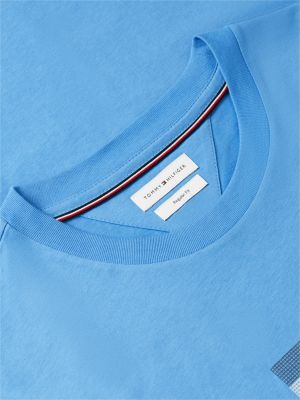Мужская футболка Tommy Hilfiger Tommy Script Flag Logo, цвет: Синий, вариант 1 — фото 6