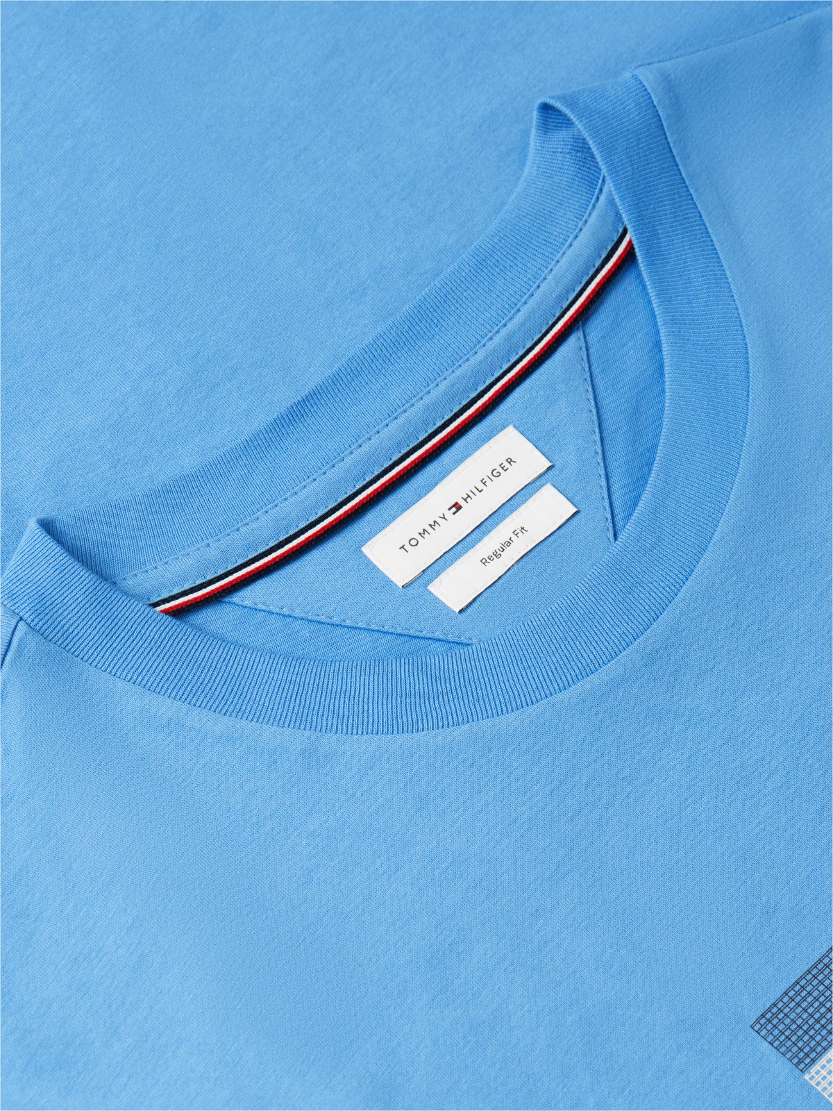 Tommy Script Flag Logo T-Shirt — Blue Spell