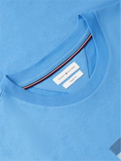 Tommy Script Flag Logo T-Shirt — Blue Spell 6