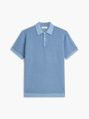 Мужские свитеры Tommy Hilfiger Relaxed Fit Garment-Dyed Sweater Polo — фото 5