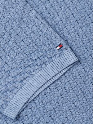 Мужские свитеры Tommy Hilfiger Relaxed Fit Garment-Dyed Sweater Polo — фото 6