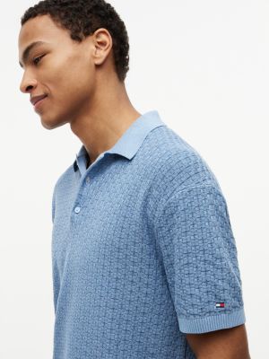 Мужские свитеры Tommy Hilfiger Relaxed Fit Garment-Dyed Sweater Polo — фото 3