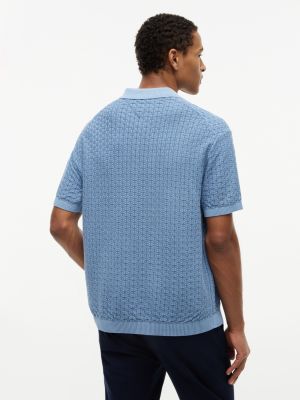 Мужские свитеры Tommy Hilfiger Relaxed Fit Garment-Dyed Sweater Polo — фото 4