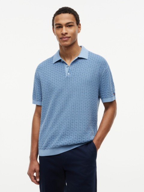 Мужские свитеры Tommy Hilfiger Relaxed Fit Garment-Dyed Sweater Polo