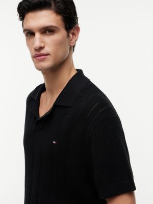 Мужские свитеры Tommy Hilfiger Relaxed Fit Pointelle Sweater Polo — фото 3