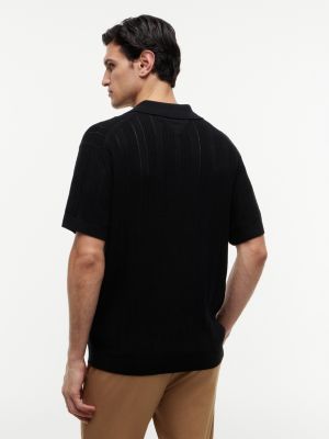 Мужские свитеры Tommy Hilfiger Relaxed Fit Pointelle Sweater Polo — фото 4