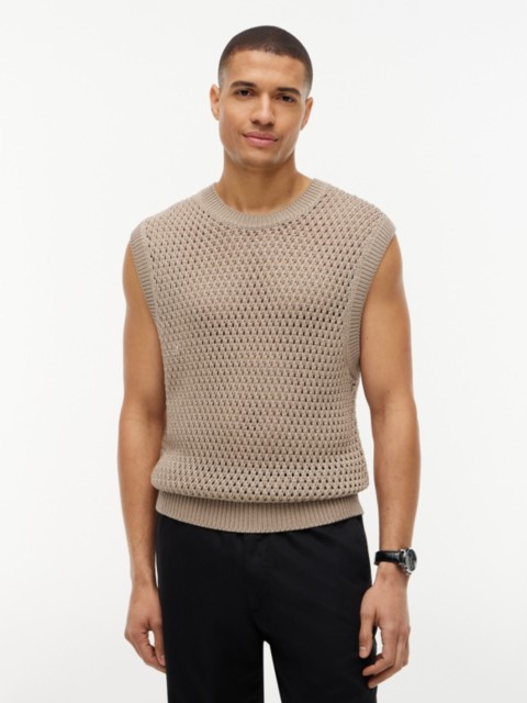Мужские свитеры Tommy Hilfiger Regular Fit Open-Knit Sweater Vest