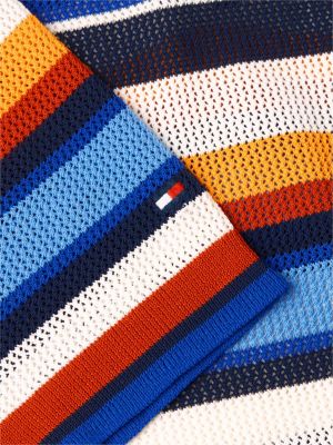 Мужские свитеры Tommy Hilfiger Relaxed Fit Multi-Stripe Sweater Polo — фото 6