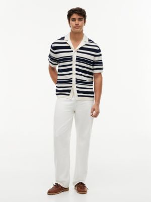 Мужские кардиганы Tommy Hilfiger Regular Fit Striped Shirt Cardigan — фото 2
