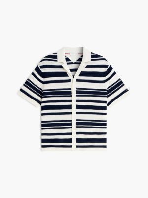 Мужские кардиганы Tommy Hilfiger Regular Fit Striped Shirt Cardigan — фото 5