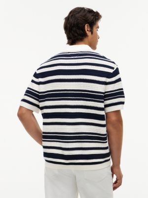 Мужские кардиганы Tommy Hilfiger Regular Fit Striped Shirt Cardigan — фото 4