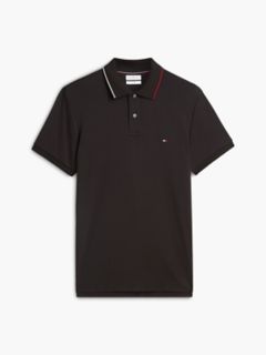 Slim Fit Smooth Cotton Polo — Black 5