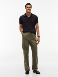 Slim Fit Smooth Cotton Polo — Black 2