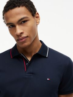 Slim Fit Smooth Cotton Polo — Navy Blue 3