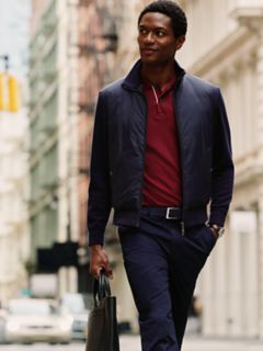 Slim Fit Smooth Cotton Polo — Burgundy 8