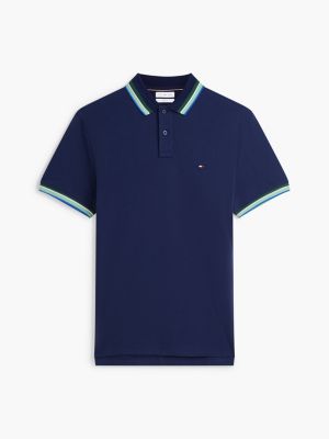 Мужские топы Tommy Hilfiger Regular Fit Tipped Polo — фото 5
