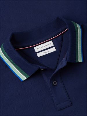 Мужские топы Tommy Hilfiger Regular Fit Tipped Polo — фото 6