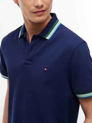 Мужские топы Tommy Hilfiger Regular Fit Tipped Polo — фото 3