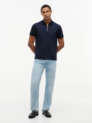 Мужские свитеры Tommy Hilfiger Regular Fit Smooth Cotton Zip Polo — фото 2