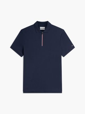 Мужские свитеры Tommy Hilfiger Regular Fit Smooth Cotton Zip Polo — фото 5