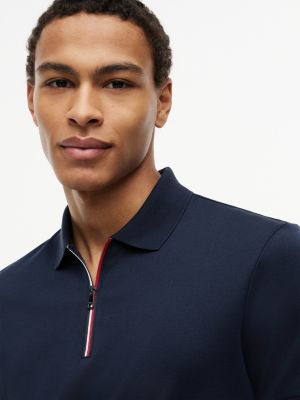 Мужские свитеры Tommy Hilfiger Regular Fit Smooth Cotton Zip Polo — фото 3