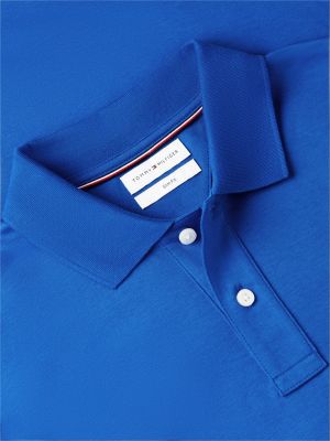 Мужские топы Tommy Hilfiger Slim Fit Smooth Cotton Polo — фото 6