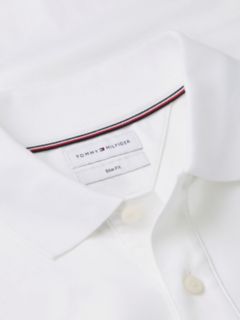 Slim Fit Smooth Cotton Polo — White 6