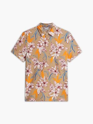 Мужские свитеры Tommy Hilfiger Regular Fit Floral Print Jersey Polo — фото 5
