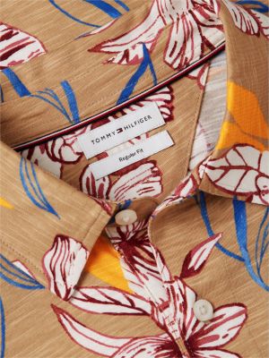 Мужские свитеры Tommy Hilfiger Regular Fit Floral Print Jersey Polo — фото 6