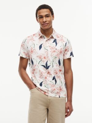 Regular Fit Floral Print Jersey Polo from Tommy Hilfiger - $89.50