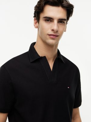 Мужские топы Tommy Hilfiger Classic Fit Open Placket Crepe Polo — фото 3