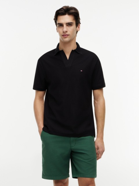 Мужские топы Tommy Hilfiger Classic Fit Open Placket Crepe Polo