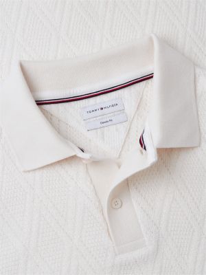 Мужские топы Tommy Hilfiger Classic Fit Textured Jacquard Polo — фото 6